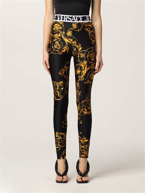 versace tights sizing|versace couture leggings.